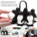 Miniatyrbilde 2 av 9: Pingvinformet Eggeholder Koker Egg Oppbevaring Servering for Å Lage Kokte Egg 1