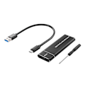 Pikkukuva 1 / 5: M.2 Nvme Ssd Kotelo Adapteri 10gbps Usb C 3.1 Gen2 Nvme Kotelo Ulkoinen Nvme Lukija Nvme