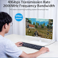 Miniatyrbillede 8 af 10: CAT8 Ethernet Kabel Lan Ledning Internet Kabel 0,5 M (1,5 FT) 【GKS】