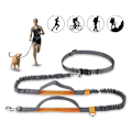 Miniatyrbillede 1 af 3: Håndfri hundesnor, justerbar elastisk løbesnor med refleks syninger til hunde op til 110 kg