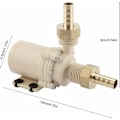 Miniatyrbillede 3 af 5: DC 12V Sol Vandpumpe, Varmt/Koldt Vand Cirkulationspumpe KLB