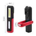 Pikkukuva 2 / 9: Magneettinen LED-taskulamppu ORANSSI - varastossa Red