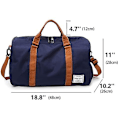 Miniatyrbillede 2 af 5: Rejsetaske Stor Kapacitet Yoga Fitness Taske Holdbar Bagage Sport