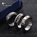 Miniatyrbillede 2 af 5: anti stress fidget spinner roterende ring ringe Size 8 / 18.2 mm Size8/18.2mm