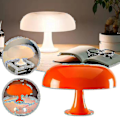 Miniatyrbillede 2 af 5: Italiensk Designer LED Svampe Bordlampe til Hotel Soveværelse Natbord Stue Dekoration Belysning (,orange)