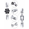 Miniatyrbillede 3 af 5: 4 stk. Vintage Sweater Shawl Clips Retro Cardigan Brooch Clips