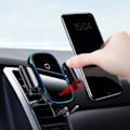 Pikkukuva 3 / 9: Auton puhelinpidike 15W QI langaton laturi iPhone 14 13 12 11 Xiaomi autoteline infrapuna nopea langaton lataus