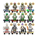 Pikkukuva 1 / 5: 12 kpl Teenage Mutant Ninja Turtles -sarjan Raphael Leonardo Michaelangelo Donatello Minifiguuri Mini Koottava Rakennuspalikkalelu Lasten Lahja