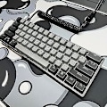 Miniatyrbillede 4 af 5: Black Friday Kraken Keyboards Xxl Udvidet Gaming Musemåtte Tyk Skrivebordsmåtte (stealth)