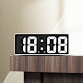Miniatyrbild 4 av 5: Digital väckarklocka, sängbordsväckarklocka med stor LED-display, A