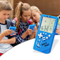 Pikkukuva 3 / 7: Klassinen nostalginen suuri näyttö, Tetris-pelikonsoli, elektroninen lelu lasten pulmapeliin, valmista kaksi nro 5 -paristoa itse 1pc