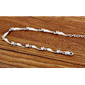 Miniatyrbillede 4 af 6: 925 sterling sølv armbånd lavet med funklende hvide cubic zirconia til kvinder og piger