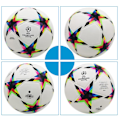 Miniatyrbillede 2 af 3: VM Fodbold Champions League Stjernemønster Fodboldtræningsbold Størrelse 5