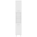 Miniatyrbilde 5 av 10: vidaXL Badeskap Hvit 30x30x179 cm Konstruert Tre White White