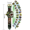 Miniatyrbillede 3 af 4: Børne Dinosaur Haj Ur Projektor Nat Læringslegetøj Lommelygte Sove Lommelygte Legetøj Gave Dinosaur Watch
