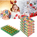 Miniatyrbillede 1 af 7: Julekalender med overraskelser - Blind Box, 5 stk. Tomme Juleæsker, DIY Glædelig Jul Overraskelsesgave Tomme Æsker