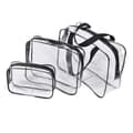 Miniatyrbillede 2 af 5: Transparent makeup taske, 3-pak