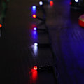Miniatyrbilde 5 av 5: Lyse 20 meter 200 LED Julelys, Julelys Koble Sammen Rødt Hvitt og Blått Red White and Blue 200 LEDs