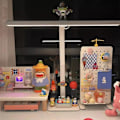 Miniatyrbilde 3 av 5: HKK Calcifer Lampe Hjem R Tick Seng Slee