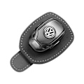 Miniatyrbild 1 av 6: Passar VW Bil Solglasögonhållare, Läder Glasögonhållare för Bil Solskydd[GKS] Grey