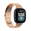 Miniatyrbillede 2 af 5: For Fitbit Versa 3 / Fitbit Sense 3 perler ur i rustfrit stål med demonteringsværktøj DUX