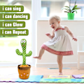 Miniatyrbilde 7 av 8: Kaktusleker som lærer å snakke, synge, danse, svinge, plysjleker, pedagogiske leker Dancing Cactus