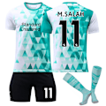 Pikkukuva 1 / 2: 22/23 Liverpool Vieraspaita Salah Mane Jalkapallopaita Harjoitusasu M.SALAH NO.11 M.SALAH NO.11 L