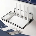 Miniatyrbild 3 av 7: Väggmonterad Routerhållare TV Set-Top Box Hållare Metall Router Förvaringsställ [GKS] Black