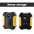 Miniatyrbilde 3 av 5: Digital Luftkompressor for Bil Auto Pumpe Bærbar Dekk Inflator med LED Lys DC