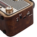 Pikkukuva 5 / 6: FM-radio Vintage-radio Retro-radio Kannettava radio Lyhytaalto-radio Vintage-radio Bluetooth-kaiuttimen, USB-TF-AUX-MP3-soittimen kanssa