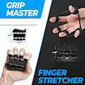 Miniatyrbild 5 av 5: 5-pack Handtränare för Greppstyrka Starkare Händer svart black