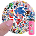 Miniatyrbillede 5 af 7: 100 stk. Sonic klistermærker, søde pindsvine klistermærker OSonic