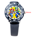 Miniatyrbillede 2 af 3: 3D Mario Børne Analog Ur Armbånd Quartz Ur Drenge Piger A