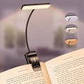 Miniatyrbillede 1 af 7: Gritin 19 LED Boglampe, Genopladelig Clip-on Læselampe, Øjenbeskyttelse, Trinløs Dæmpning, 360° Fleksibel Hals