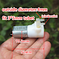 Miniatyrbillede 2 af 5: Peristaltisk pumpe 3.7V Mini vandpumpe 130 Selvansugende pumpe Cir
