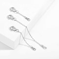 Pikkukuva 6 / 7: Kaulakorun pidennysketjut, 925 hopea Kaulakorun pidennysketjut, 14K kultapinnoitettu Kaulakorun pidennysketju Ketjun pidennys Choker-kaulakoru Rannekorun pidennysketjut D-silver