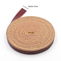 Miniatyrbilde 2 av 10: 10 meter lærreim Stripe DIY Lærhåndverk LYSE KAFFE Light Coffee