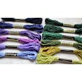 Pikkukuva 5 / 5: 100 kpl nukkeja ompelulankaa / moulinelankaa Multicolor multicolor