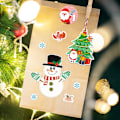 Miniatyrbillede 3 af 4: Adventskalender til at fylde 2024, 24 adventskalenderposer, DIY julekalender sæt, julegaveposer #1