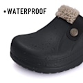 Miniatyrbilde 5 av 6: Eyriphy Menn Clogs Sko Varm Plush Innendørs Tøfler Ikke-Slips Vanntett Vinter Bomulls Slides Fluffy Pels Soverom Tøfler For Menn Camouflage Camouflage 40-41(9.6-9.8 inch)