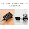 Miniatyrbilde 5 av 5: 12V Vanntett Motorsykkel Dobbel USB Lader Socket Adapter Uttak