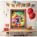 Pikkukuva 2 / 5: 5D timanttimaalaussarjat aikuisille Super Mario lapsille - 30x40 cm-AD10-