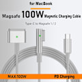Miniatyrbild 9 av 10: PD Laddningskabel USB Typ-C till Magsafe 1 2 FÖR MAGSAFE 1 FÖR for Magsafe 1 for Magsafe 1