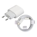 Miniatyrbillede 5 af 8: 20W Type C Oplader med 1m Kabel Hurtig Opladning til Telefoner Tablets Headset EU Stik 100 til 240v[GKS]