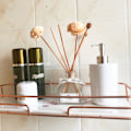 Miniatyrbillede 1 af 4: Toiletvægshylde, Toilet Badeværelse Smykkefri stansvä Rose gold
