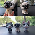 Miniatyrbilde 4 av 5: Bobblehead-figurer, Hundefigurer for Bilens Dashbord, Hundefigurer for Dashbord