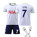 Miniatyrbillede 1 af 2: Tottenham Hjemme- og Udebanetrøje til Børn Fodboldtrøje Nr. 7 Son Heung-min 28 20
