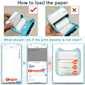 Miniatyrbilde 4 av 5: Minifotoprinter for iPhone/Android - perfekt for gaver, studier, arbeid og bilder