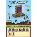 Miniatyrbilde 1 av 5: Minecraft Byggeklosser med 32 seks-sidige magnetiske kuber (Heavenly Gate) Heaven's Gate