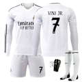 Miniatyrbild 1 av 2: Real Madrid Barn Hemmaställ 2024-2025 Höst & Vinter Nr 7 Strumpor + Skydd 3XL VINI JR. No 8 strumpor + Skydd No 8 socks + Guard No 8 socks + Guard 3XL